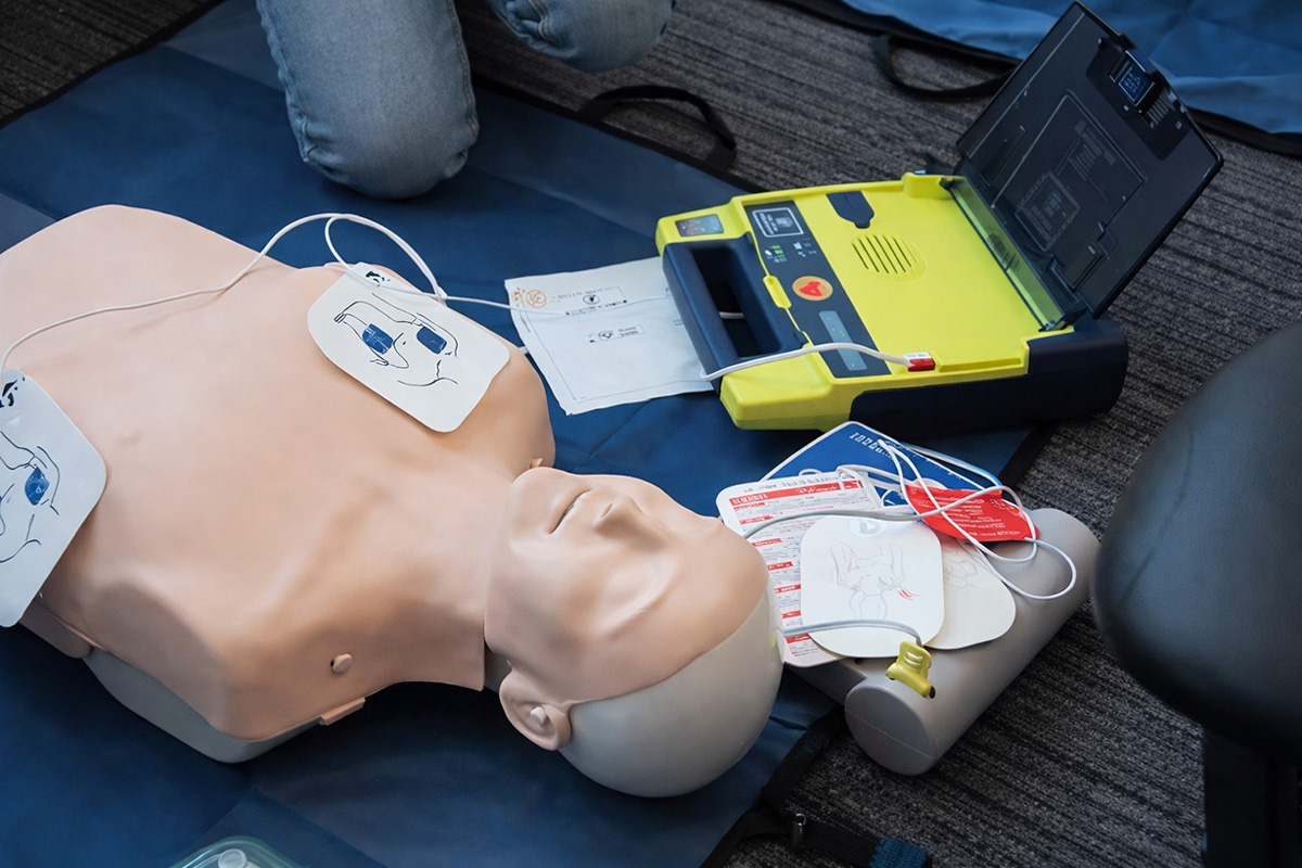 first aid training, CPR and AED training in China